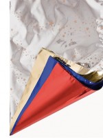 Sáček metal/transparent - vánoční potisk - 20 x 35 cm - 50 ks - 511172