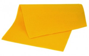Filc dekorační - žlutý - Sun  23 x 30 cm 30816  YC-640
