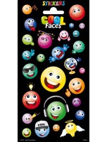 Samolepky - typ C - cool faces - C100558