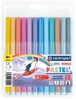 Dětské fixy - Centropen Colour World - Pastel - 12 ks - 7550/12