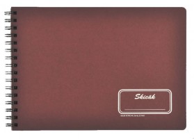 Skicák A4 černý - RETRO - 270 g/m2 - 25 listů - 28600