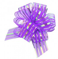 Stuha stahovací - organza LUX - 5/135 cm - fialová - 161616