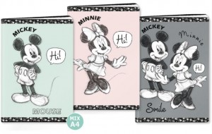 Školní sešit 444 - Mickey, Minnie - A4, linkovaný, 40 listů - 1507-0301