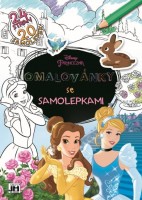Omalovánky A4 se samolepkami - Disney Princezny - 2603-5