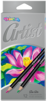 Pastelky Colorino Artist - kulaté - dřevěné - 12 ks - R65498