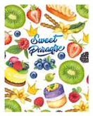 Zápisník - Sweet Paradise B6 - linky - 64 listů - CF7575