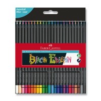 Trojhranné pastelky Faber-Castell Black Edition - 24 ks - 0086/1164240