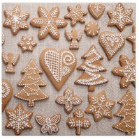 Vánoční ubrousky PAWAroma L - Sweet Gingerbreads - SDLA017600