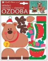 Skládací papírová ozdoba - Sob - 23 x 19 cm - 10349