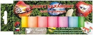 Akrylové barvy na kamínky - svítící - 6124
