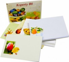 Barevná obálka B6 - mix barev - 100 ks 