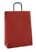 Papírová taška EKO červená - 18 x 21 x 8 cm - 154003