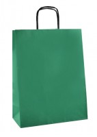 Papírová taška EKO zelená - 18 x 21 x 8 cm - 154004