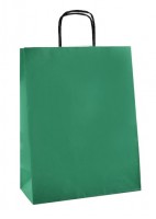Papírová taška EKO zelená - 25 x 32 x 11 cm - 154024