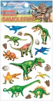 Samolepky plastické dinosauři 10,5 x 19 cm   15037