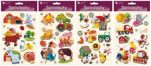 3D samolepky - farma - 13 x 23 cm - 15035