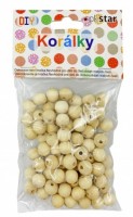 Dřevěné korálky - 10 mm - 100 ks - PK510-20