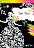 Třpytivé omalovánky - Boho Black - 7231