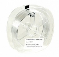 Nylonový vlasec 0,25 mm x 100 m - bílý