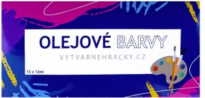 Olejové barvy 12 x 12 ml  OL9612