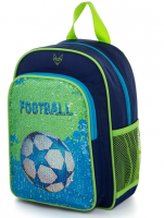 Předškolní batoh s flitry - Fotbal - 9-17121