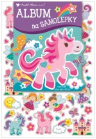 Album na samolepky - hologram - 40 samolepek - 16 x 29 cm, pro holčičky - 15050