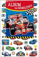 Album na samolepky - Sportovní auta - 45 samolepek - 15066
