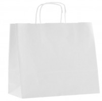 Papírová taška EKO bílá - 54 x 44 x 15 cm - 154061