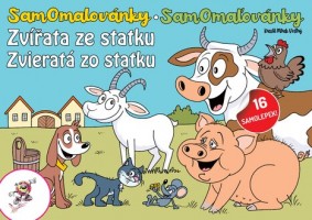 Samoomalovánky A5 - Zvířata ze statku - 3593