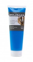 Akrylová barva Molenaer - modrá - 250 ml - E48730