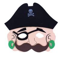 Maska pirátská 2 ks v sáčku - 185647