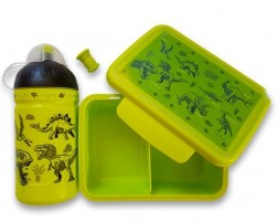 Set Zdravá lahev 0.5 l + Zdravá sváča - Dinosauři - 0550/8995294