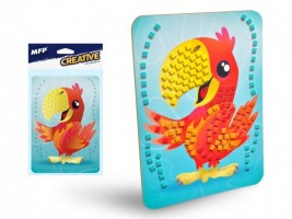 Mozaikový set - Classic Parrot - 14,8 x 21 cm - 5330412
