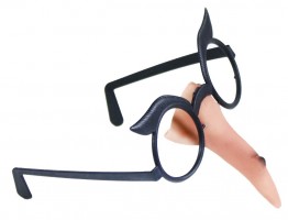 Čarodějnické brýle s nosem - 650749