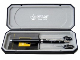 Kuličkové pero Regal - Reef - černá - 543200B