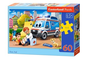 Puzzle Castorland - 60 dílků - První pomoc - B-066193-1
