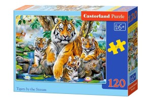 Puzzle Castorland - 120 dílků - Tygři - B-13517 -1