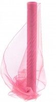 Organza obšitá 40cm/9m - starorůžová - 242061