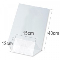 Sáček s kartonovým dnem - 150 x 120 x 400 mm - 5451