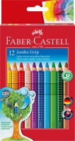 Trojhranné pastelky Faber-Castell Jumbo Grip - 12 ks - 110912