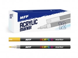 Akrylový popisovač MFP - 1 mm - zlatý - 6410833