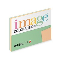 Kancelářský barevný papír Coloraction A4-80g/m2 - 5 barev po 20 listech - Pastel