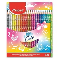 Pastelky Maped - Mini Cute - trojboké - 24 barev - 0086/9862203