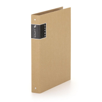 Pořadač A4 lamino - 4 kroužky R25 - KRAFT Nature - 7-040