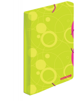 Krabice s gumou A4 - Duo Colori - zelená/růžová - 2-523
