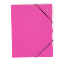 Sloha s gumou A4 PP - neprůhledná - Classic - Magenta - 2-529