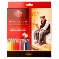 Souprava akvarelových pastelek Mondeluz - 48 ks - 3713
