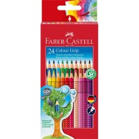 Trojhranné pastelky Faber-Castell Colour Grip - 24 ks - 112424