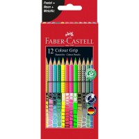 Trojhranné pastelky Faber-Castell - Colour Grip - 12 ks - speciální edice - 0086/2015690