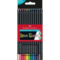 Trojhranné pastelky Faber-Castell Black Edition - 12 ks - 0086/1164120